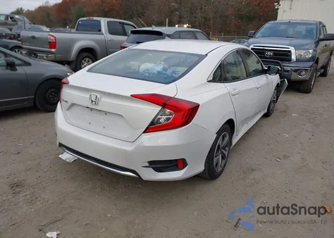 2020 Honda Civic Lx из США, поврежденный, VIN 19XFC2F6XLE010085
